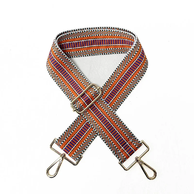 Last Chance To Grab These Amazing Deals ORANGE MULTI STRIPE BAG STRAP