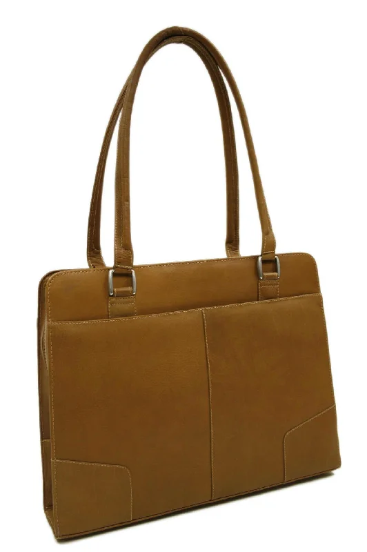 Flash Sale Happening Now – Act Fast Piel Leather Laptop Shoulder Tote