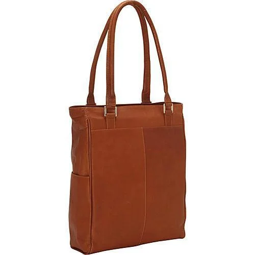 Grab The Hottest Deals Before They Disappear Piel Leather Vertical Laptop Tote