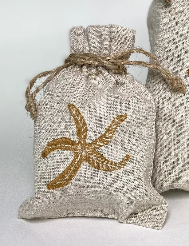 mini bag with gold starfish