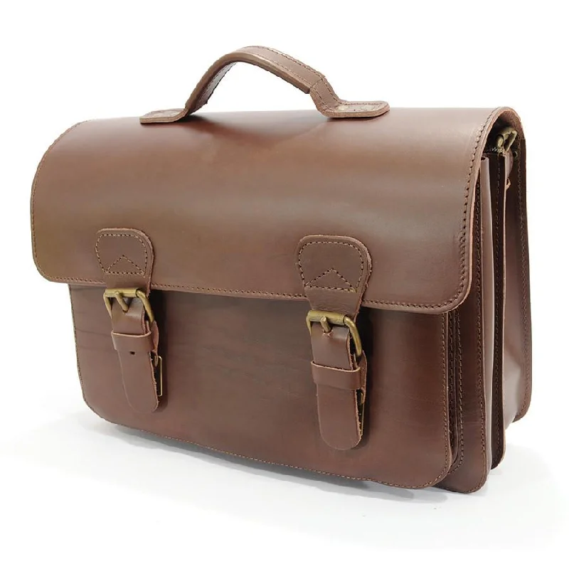Huge Discounts Ruitertassen Classic 2140 Leather Briefcase, Dark Brown
