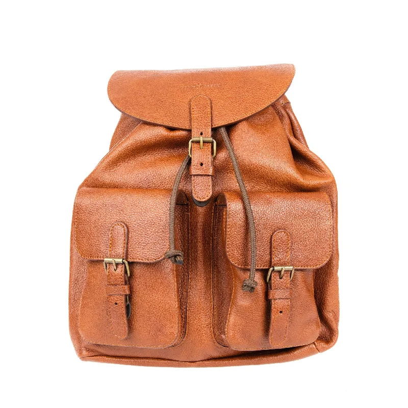 Weekend Savings Sensation Ruitertassen Soft Leather Backpack, Cognac