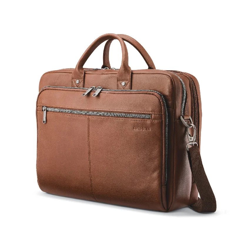 Amazing Deals Samsonite Classic Leather Toploader