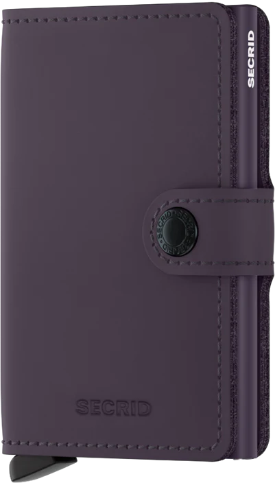 Deep Savings Secrid Mini Wallet Matte Dark Purple