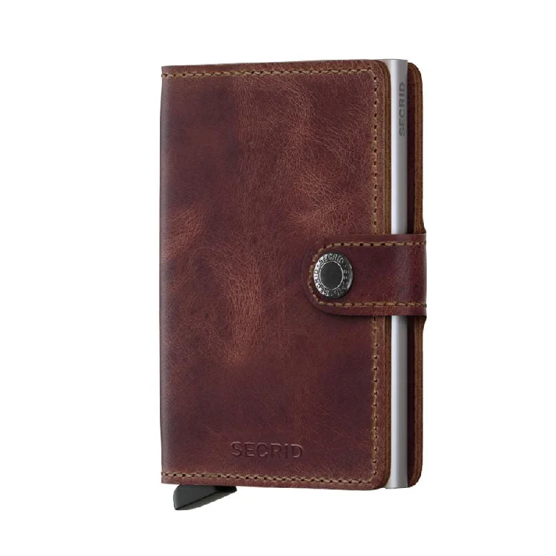 Limited Offer Secrid Mini Wallet- Vintage Brown