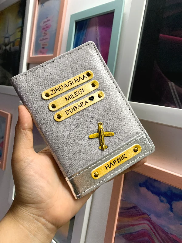 Amazing Deals Silver Star Luxe Passport Cover