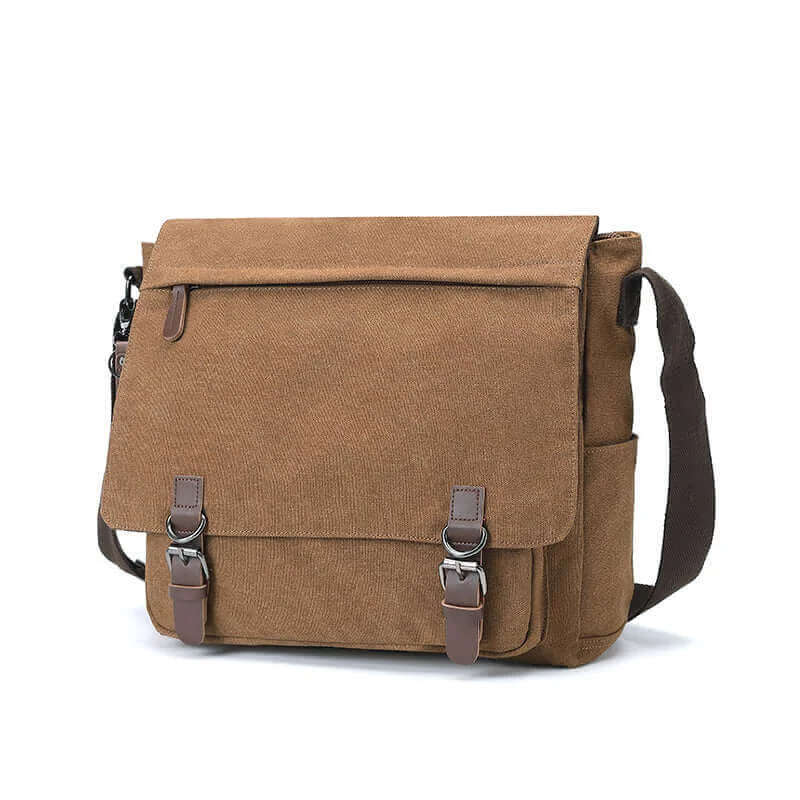 Overstock Clearance Stylish Canvas Shoulder and Crossbody Messenger Bag | Fits 15" Laptop