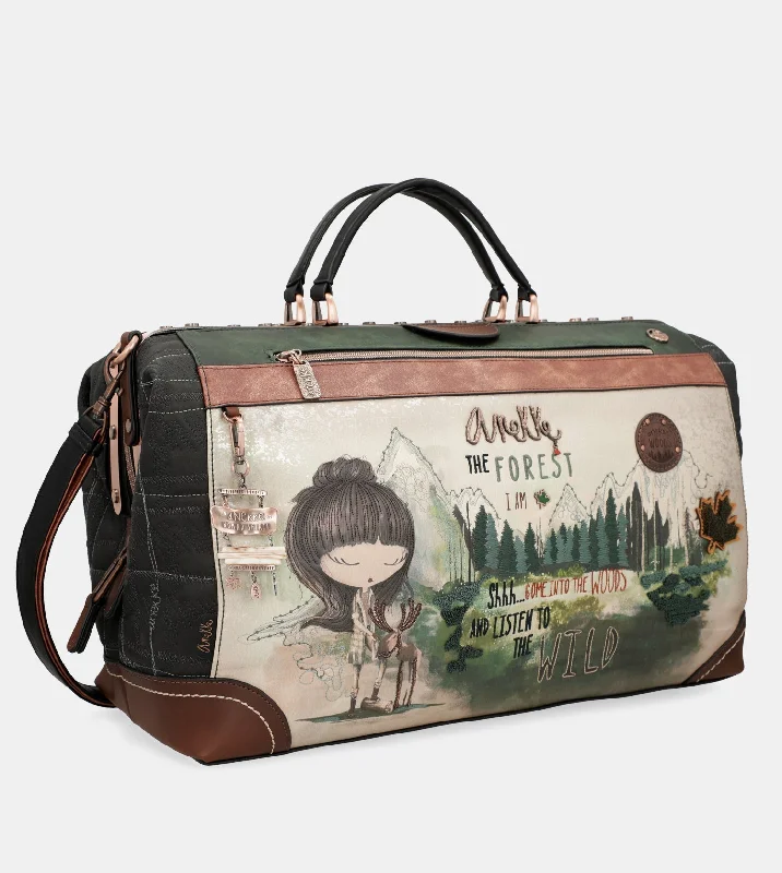 Hurry In The Forest travel bag