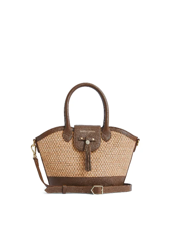 Weekend Specials Just for You Mini Windsor Basket Bag - Tan