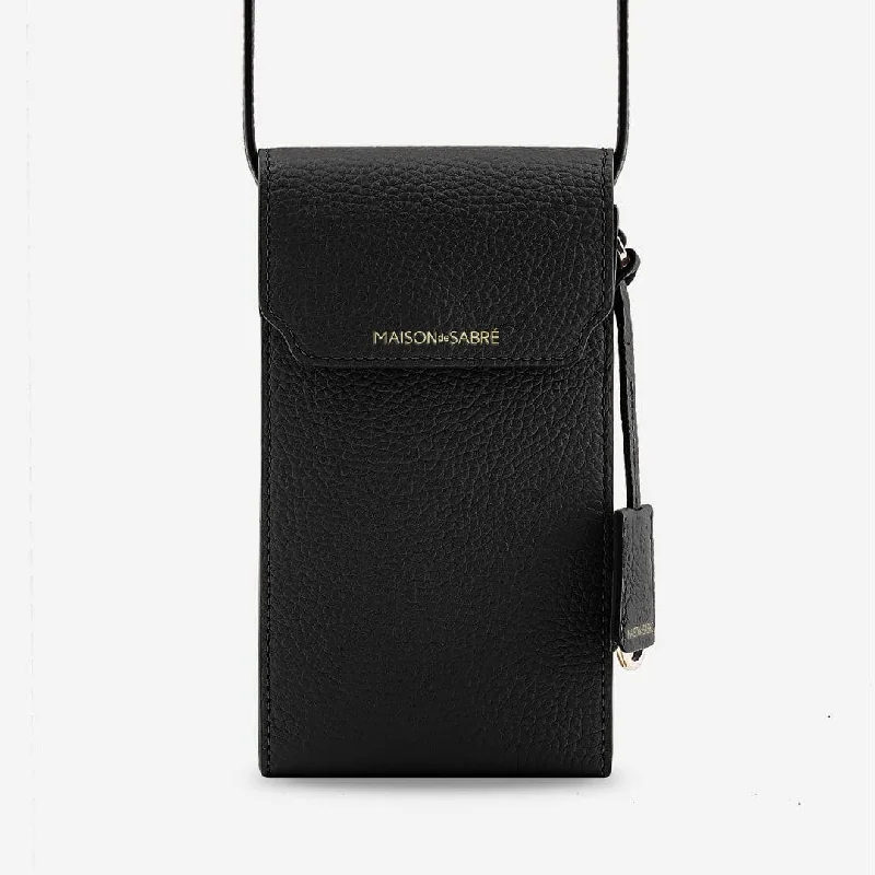 Make Your Weekend Count with Savings The Phone Pouch - Black Caviar