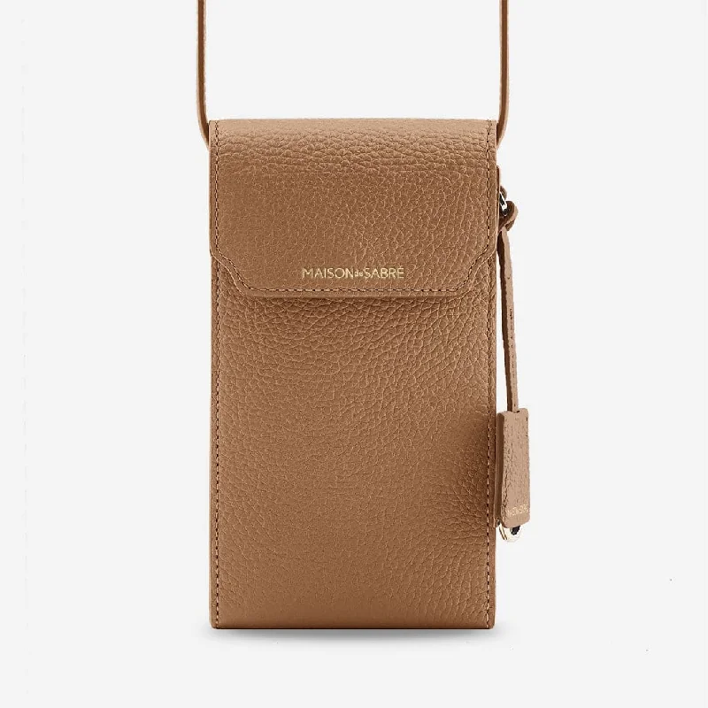 Year-End Sale The Phone Pouch - Sandstone Brown