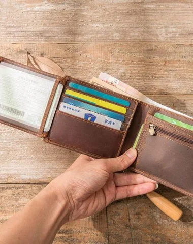 Savings Galore Vintage Leather Mens Small Wallets Bifold Slim billfold Wallet for Men Savings Galore Vintage Leather Mens Small Wallets Bifold Slim billfold Wallet for Men