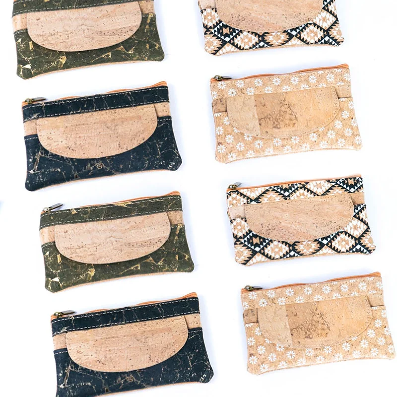 Price Buster Women's Cork Coin Purse - Eco-Friendly and Stylish BAGP-017-MIX-4(4units) Price Buster Women's Cork Coin Purse - Eco-Friendly and Stylish BAGP-017-MIX-4(4units)