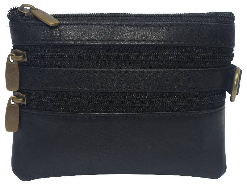 Bargain Bin Women's Genuine Leather Coin Purse Mini Pouch Change Wallet with Key Ring Bargain Bin Women's Genuine Leather Coin Purse Mini Pouch Change Wallet with Key Ring