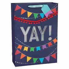 Instant Discount Yay Multi-Colored XL Gift Bag